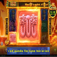 red panda fortune horarios